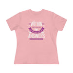 Within The Covers Of The Bible Are The Answers For All The Problems Men Face, Women's Premium Tee