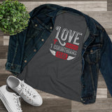 Love Never Fails, Women's Premium Tee