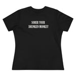 Sober Your Drunken Monkey, Women's Premium Tee