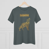 Gold Holistic Wolf, Women's Premium Tee