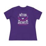 Within The Covers Of The Bible Are The Answers For All The Problems Men Face, Women's Premium Tee