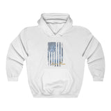 Live Free Sargasso Flag, Classic Unisex Heavy Blend™ Hooded Sweatshirt