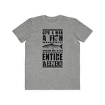 Give A Man A Fish...., Men's Lightweight Fashion Tee