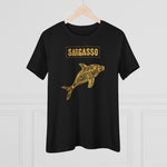 Gold Holistic Dolphin, Women's Premium Tee