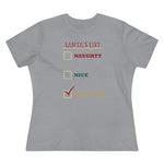 Santa's List, Women's Premium Tee