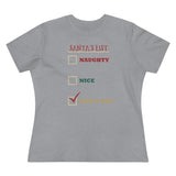 Santa's List, Women's Premium Tee