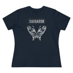 Silver Holistic Butterfly, Women's Premium Tee