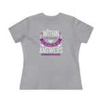 Within The Covers Of The Bible Are The Answers For All The Problems Men Face, Women's Premium Tee
