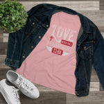 Love Never Fails, Women's Premium Tee