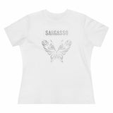 Silver Holistic Butterfly, Women's Premium Tee