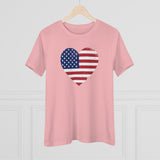 I Heart America, Women's Premium Tee