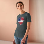 I Heart America, Women's Premium Tee