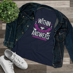 Within The Covers Of The Bible Are The Answers For All The Problems Men Face, Women's Premium Tee