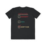Santa's List, Men's Lightweight Fashion Tee
