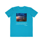 If A Man Know's Not What Harbor He Seeks, Men's Lightweight Fashion Tee