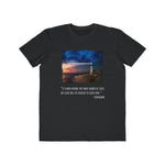 If A Man Know's Not What Harbor He Seeks, Men's Lightweight Fashion Tee