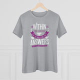 Within The Covers Of The Bible Are The Answers For All The Problems Men Face, Women's Premium Tee