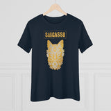 Two-Tone Holistic Fox, Women's Premium Tee