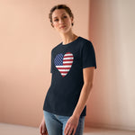 I Heart America, Women's Premium Tee