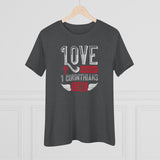 Love Never Fails, Women's Premium Tee