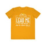 Lead Me To The Rock, Men's Lightweight Fashion Tee