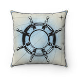 Ship's Wheel, Spun Polyester Square Pillow