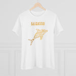 Gold Holistic Dolphin, Women's Premium Tee