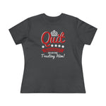 Quit Questioning God And Start Trusting Him, Women's Premium Tee