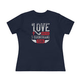 Love Never Fails, Women's Premium Tee