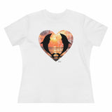 For The Love Of Dolphins, Women's Premium Tee