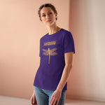 Gold Holistic Dragonfly, Women's Premium Tee