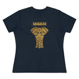 Gold Holistic Elephant, Women's Premium Tee